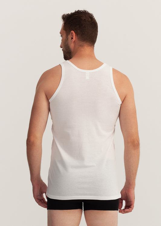 Maiou Bărbați Bumbac Alb