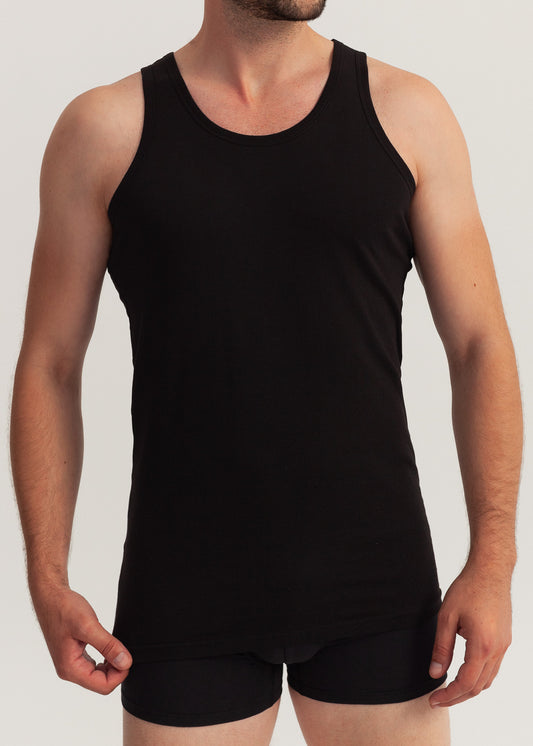 Maiou Bărbați Bumbac Negru