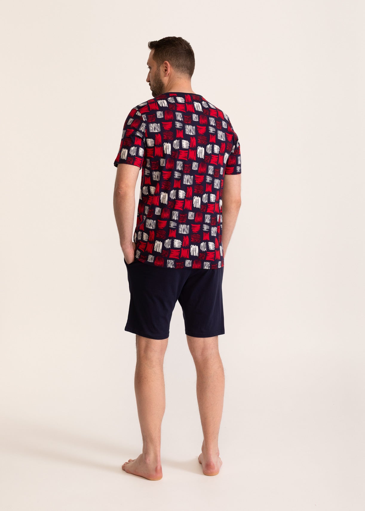 Pijama Bărbați Chester Bumbac