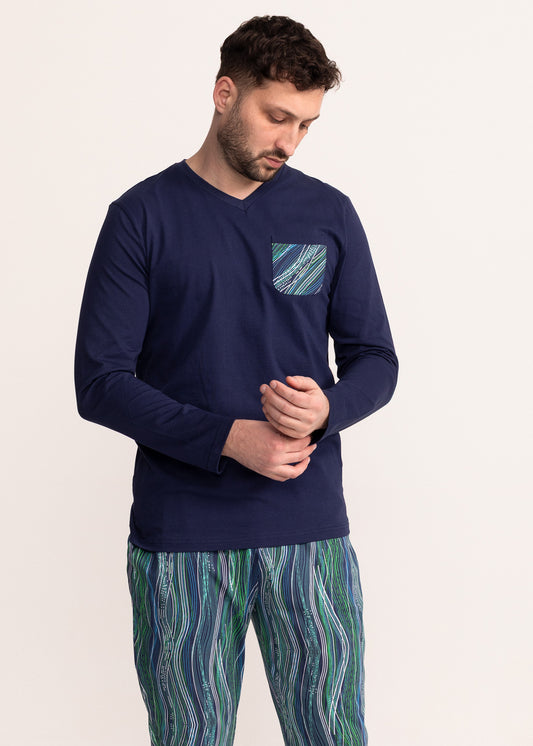 Pijama Bărbați Noah Bumbac