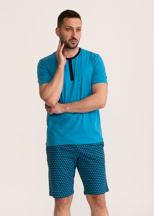 Pijama Brian Bărbați Bumbac