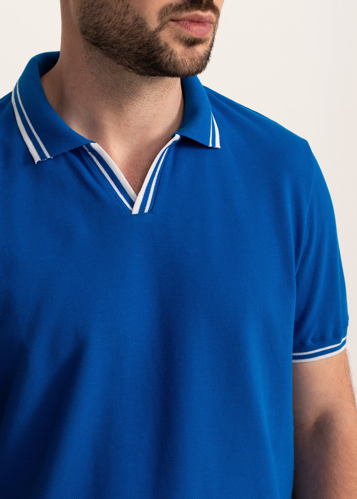 Tricou Bărbați Bumbac Albastru