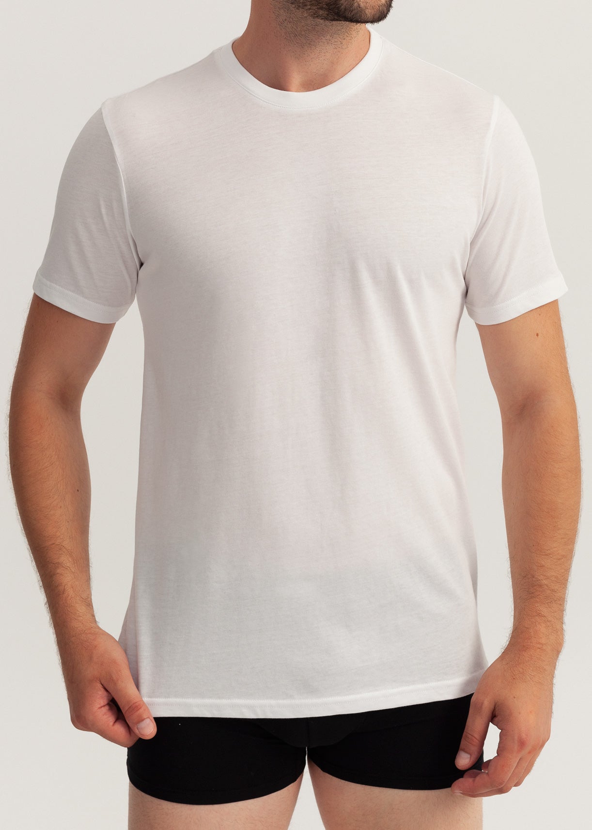 Tricou Bărbați Bumbac Alb
