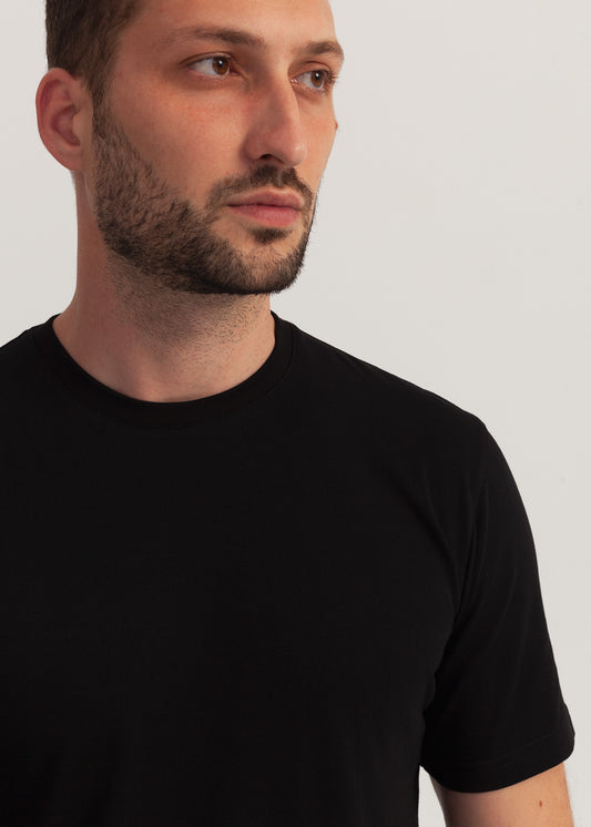 Tricou Bărbați Bumbac Negru