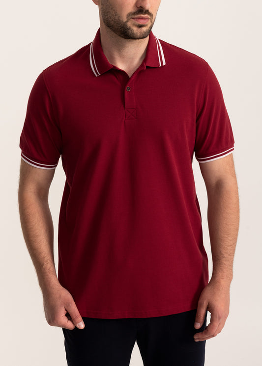 Tricou Bărbați Bumbac Bordo