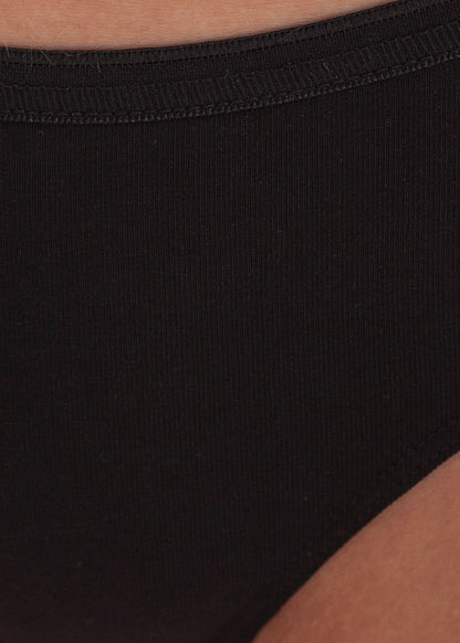 Chilot Tanga Dama Bumbac Negru