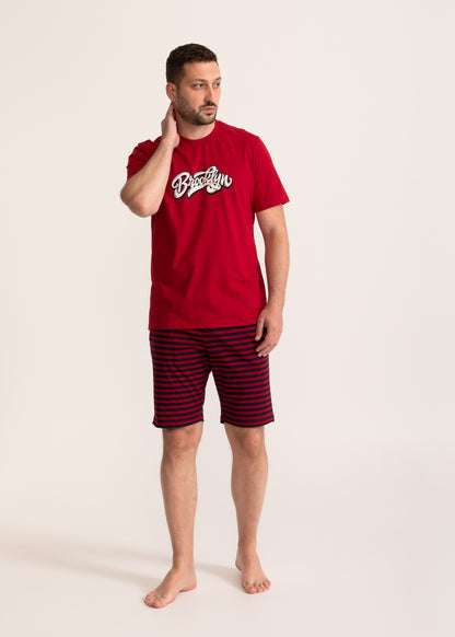 Pijama Bărbați Miles Bumbac