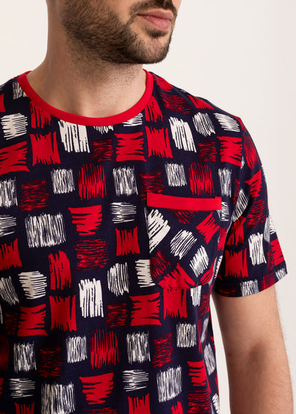 Pijama Bărbați Chester Bumbac