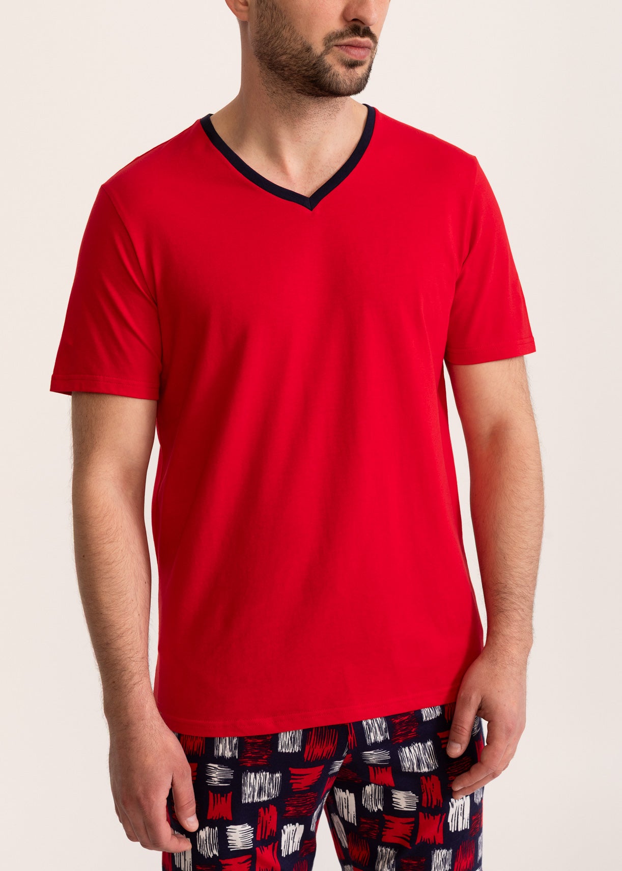 Pijama Bărbați Chester Bumbac