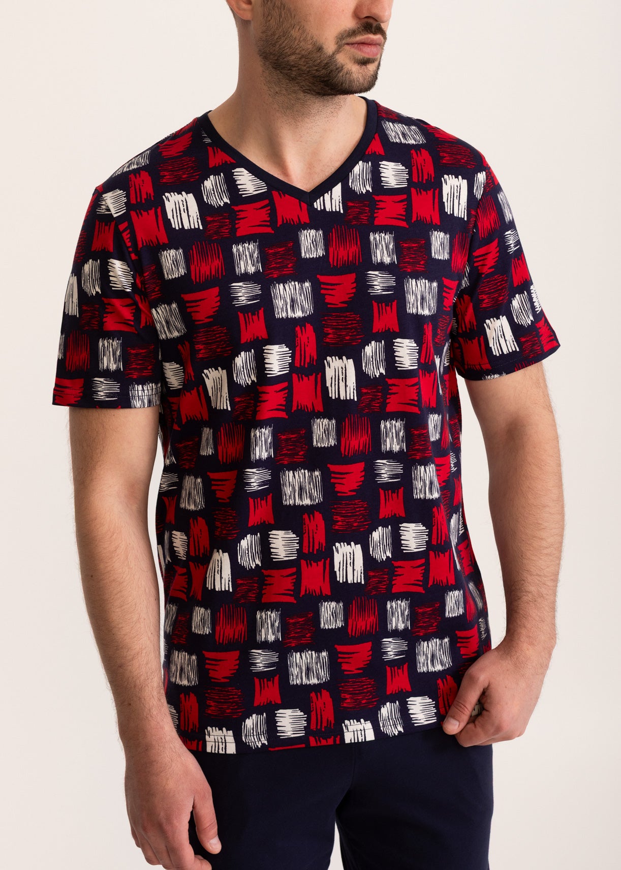 Pijama Bărbați Chester Bumbac