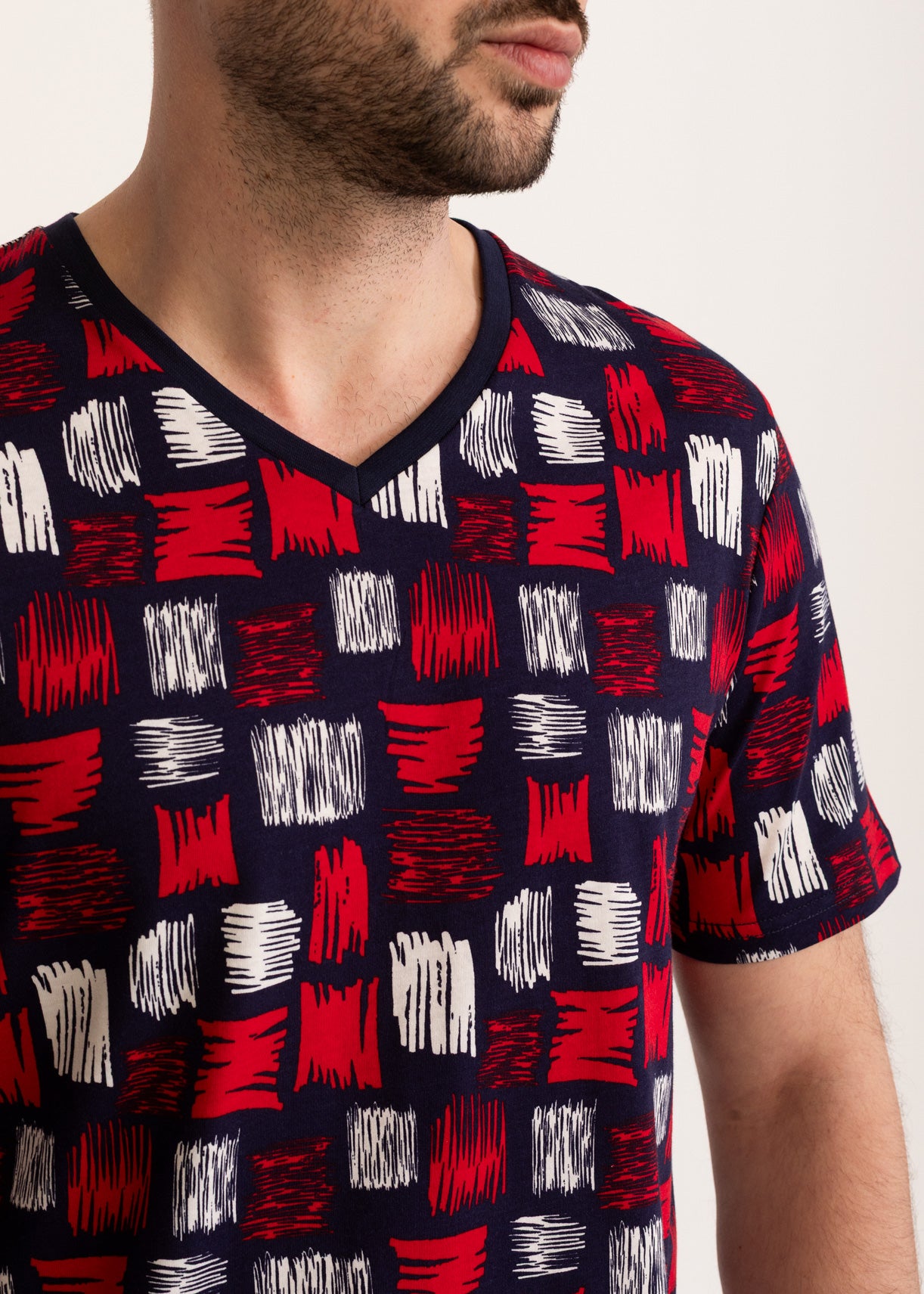 Pijama Bărbați Chester Bumbac