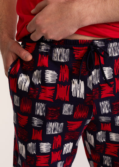 Pijama Bărbați Chester Bumbac