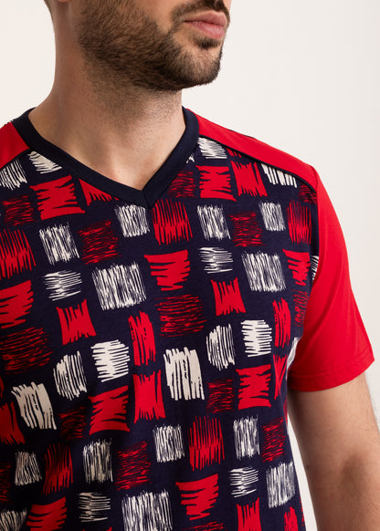 Pijama Bărbați Chester Bumbac