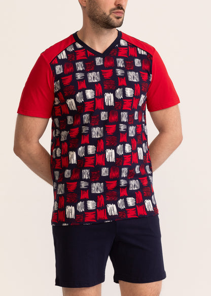 Pijama Bărbați Chester Bumbac