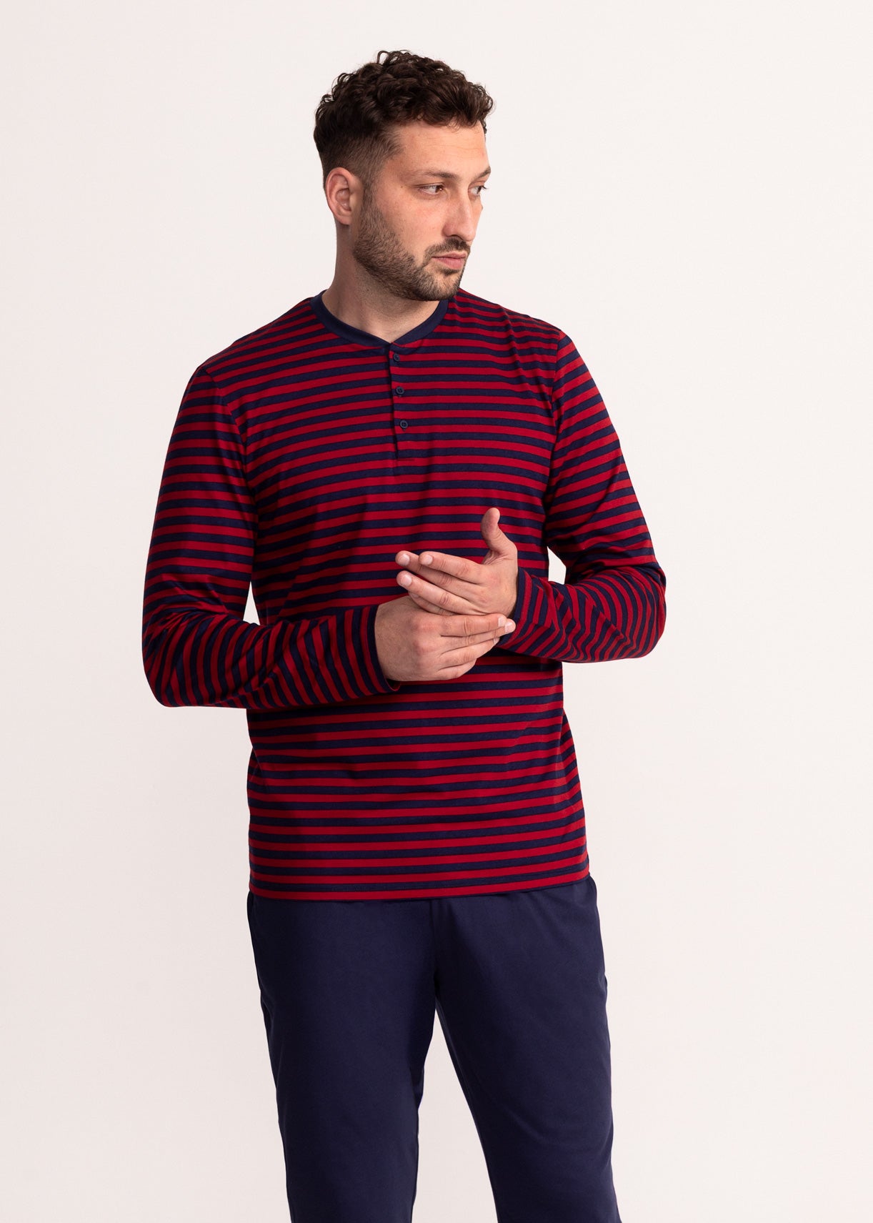 Pijama Bărbați Miles Bumbac