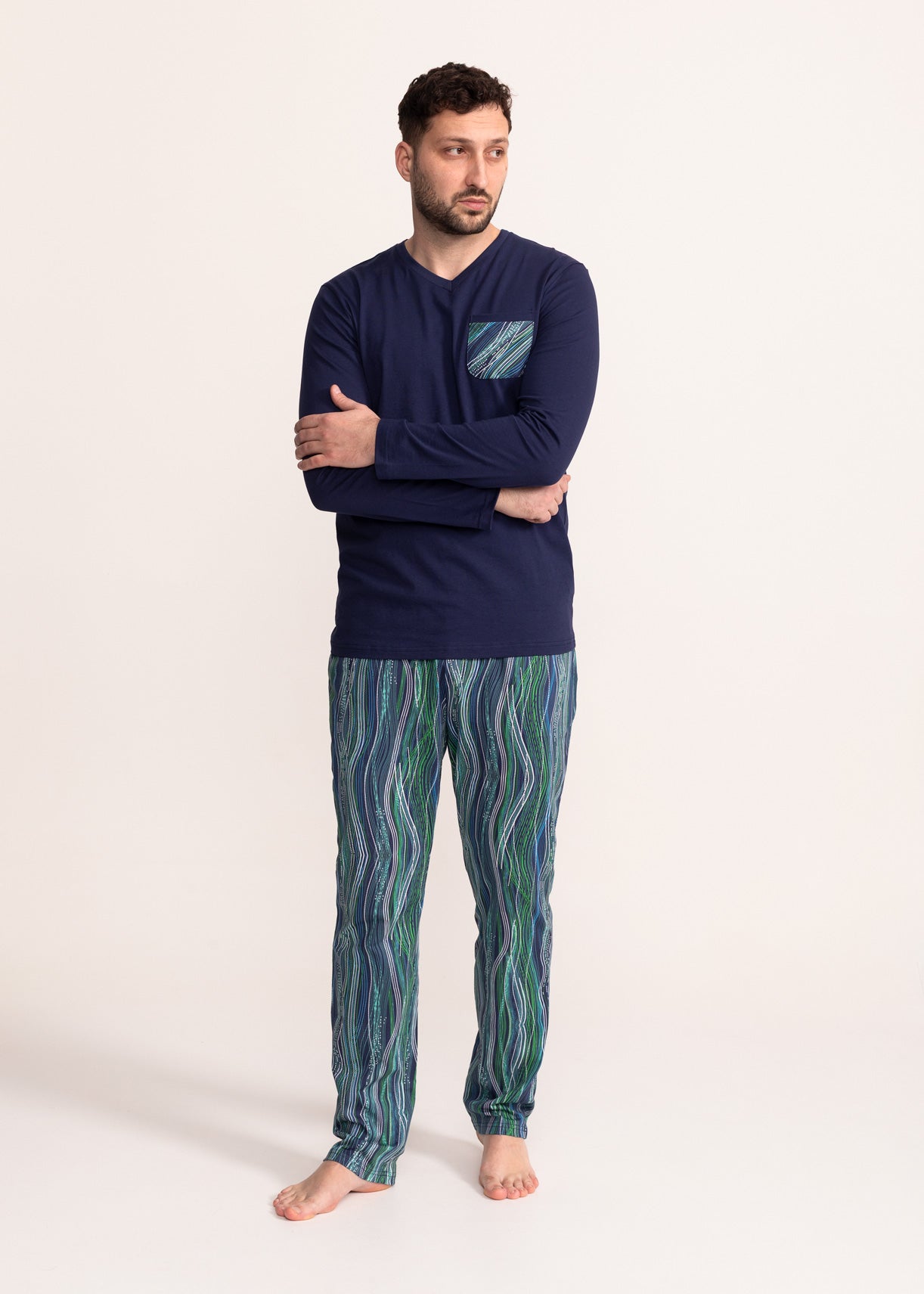 Pijama Bărbați Noah Bumbac