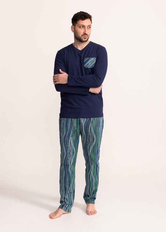 Pijama Bărbați Noah Bumbac