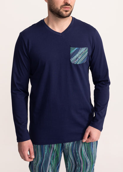 Pijama Bărbați Noah Bumbac