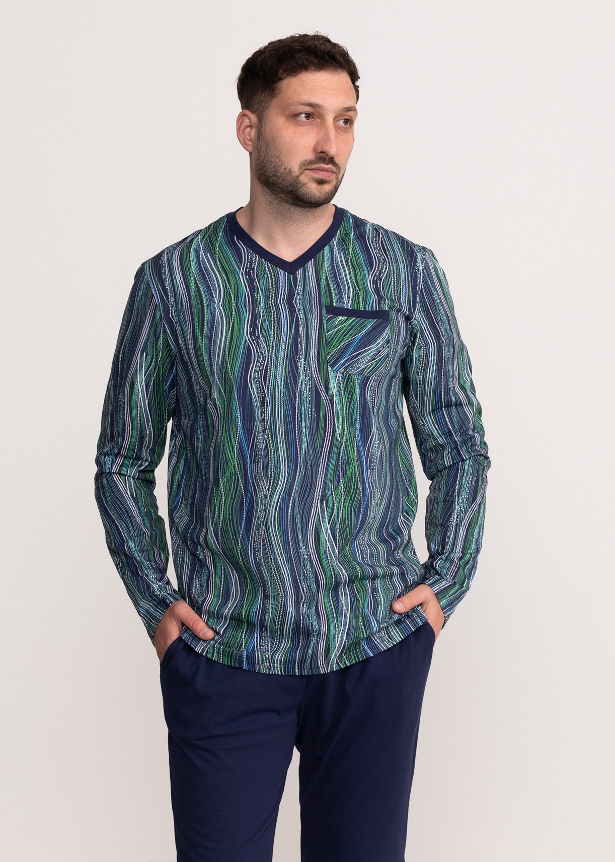 Pijama Bărbați Noah Bumbac