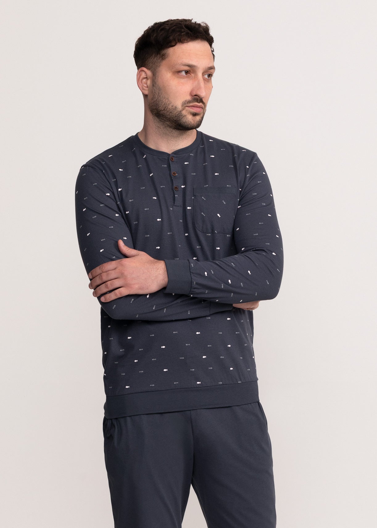 Pijama Bărbați Tristan Bumbac