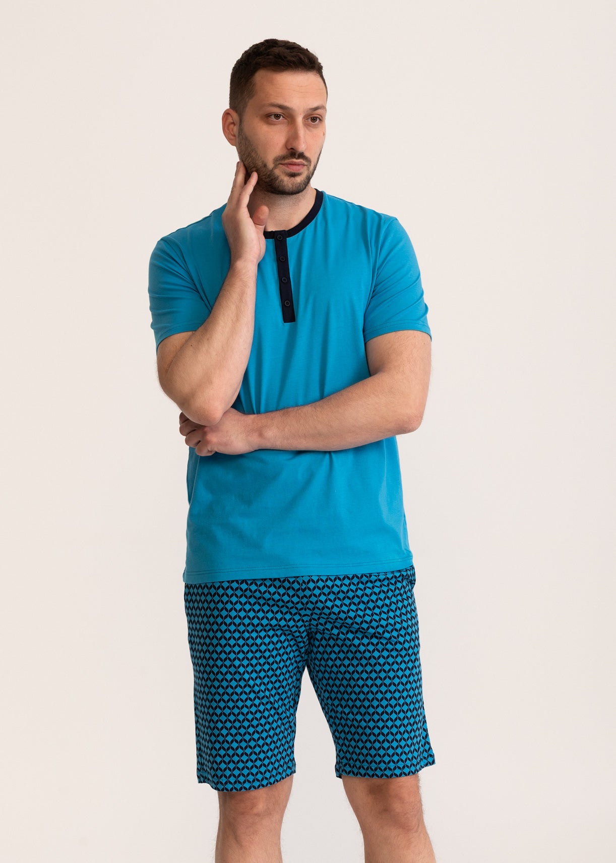 Pijama Brian Bărbați Bumbac