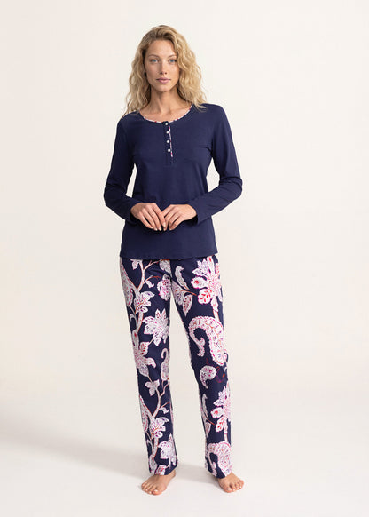 Pijama Damă Nicole Bumbac