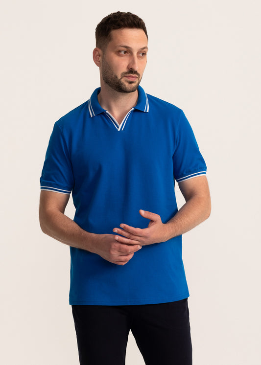 Tricou Bărbați Bumbac Albastru