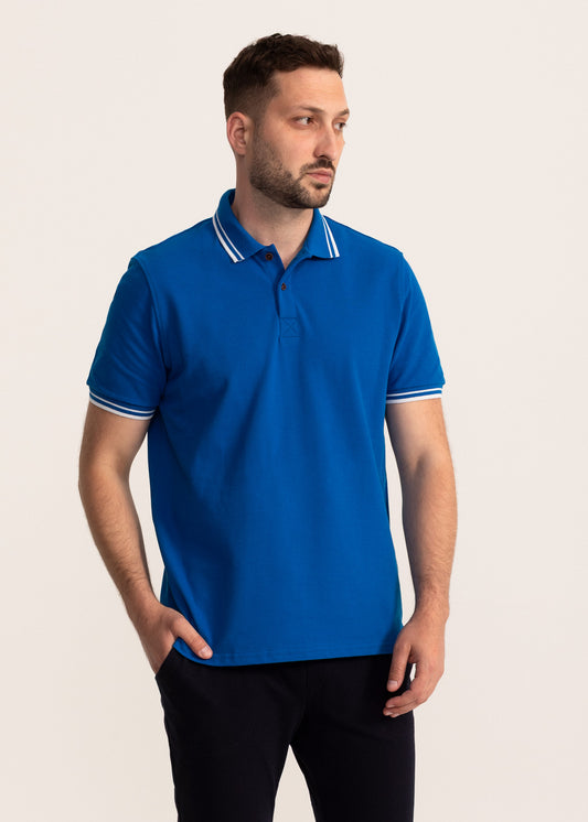 Tricou Bărbați Bumbac Albastru