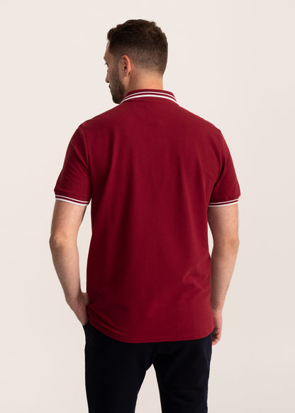 Tricou Bărbați Bumbac Bordo