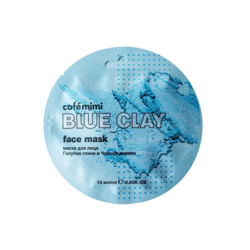 Mască cu argilă albastră și extract din arbore de ceai