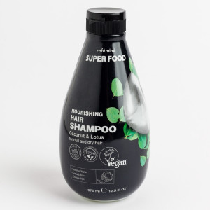 Șampon cu ulei de cocos și lotus pentru păr uscat și tern